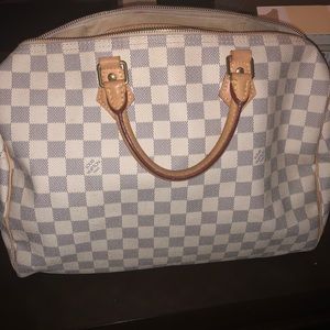 Authentic Louis Vuitton Damier speedy bag size 35